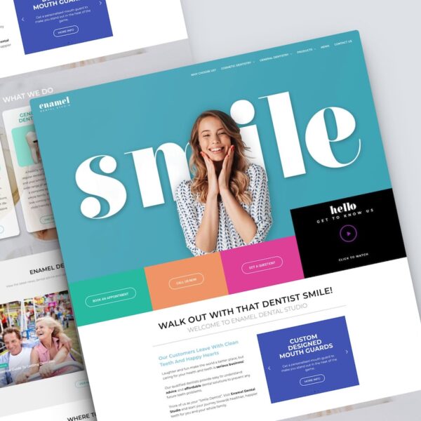 Enamel Dental Studio presents Smile, a responsive WordPress theme designed to bring a vibrant and professional online presence to dental practices.